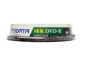 PIODATA DVD-R 16X(10Ƭװ)ͼƬ