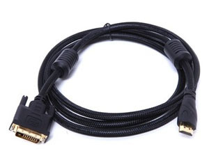 【山泽HDMI转DVI高清双向转换连接线 2米】(