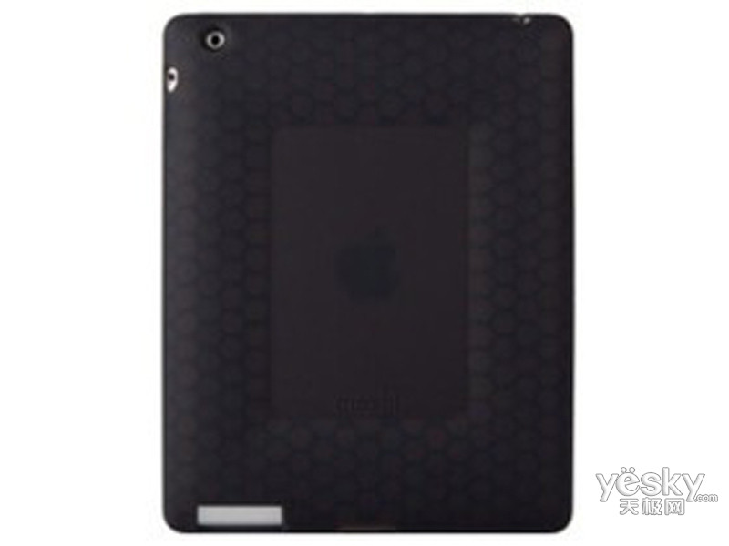 摩仕苹果 ipad 2 蜂窝状减震硅胶套(黑)