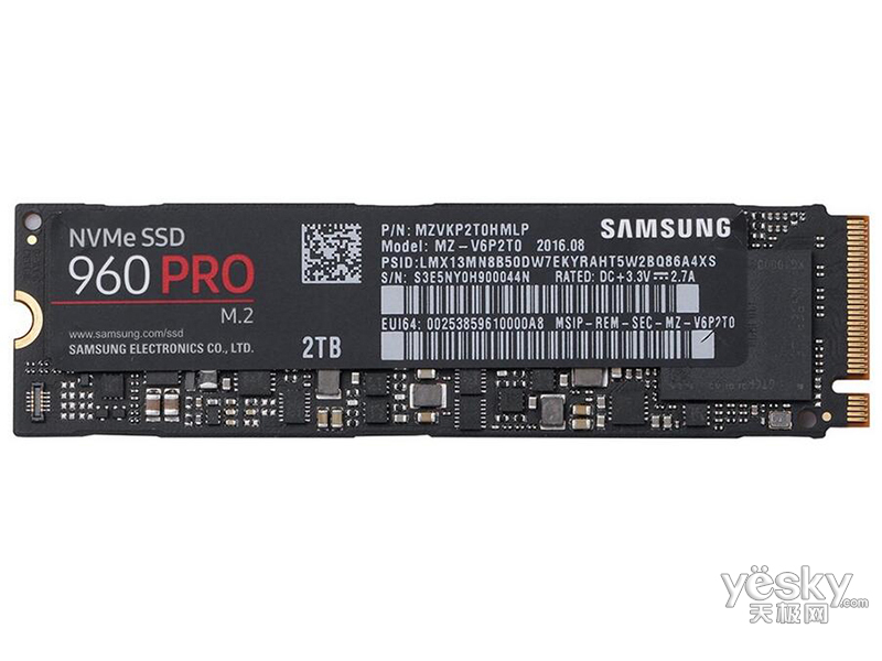 三星960 pro nvme m.2(1tb)