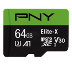 PNY Elite-X U3 A1 TF (microSD) 洢(64GB)