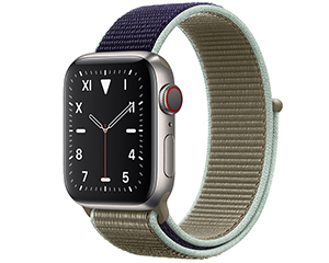 苹果Watch Edition Series 5(GPS+蜂窝网络/钛金属表壳/回环式运动表带/40mm)