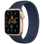 苹果Watch SE(40mm/金色铝金属表壳/单圈表带/GPS+蜂窝网络)