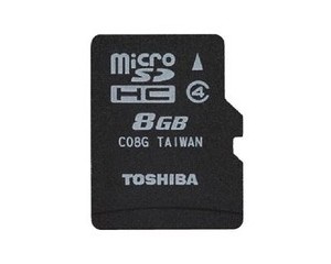 东芝Micro SDHC/TF卡 Class4(8GB)