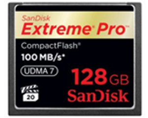 闪迪至尊超极速 CompactFlash 存储卡(128GB)图片