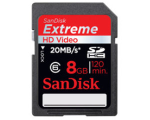 Extreme HD Video SDHC Class6(8GB)