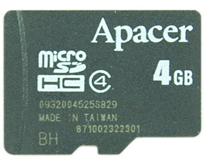 宇瞻Micro SDHC/TF卡 Class4(4GB)