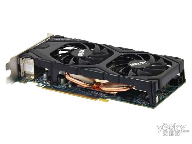 显卡 蓝宝石 蓝宝石hd7850 1g gddr5 白金版 图片 整体外观 蓝宝石hd