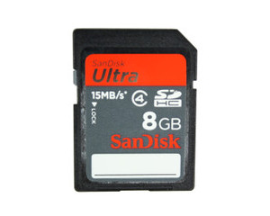 闪迪 SanDisk SDHC卡(8GB)
