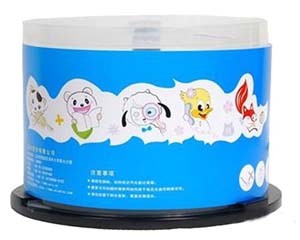清华紫光天海卡通系列CD-R 52速 700M(桶装50片)