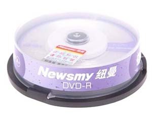纽曼迷你系列DVD-R 4速1.4G(10片桶装)