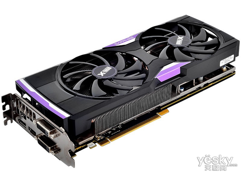 蓝宝石r9 390 4g d5 白金版 oc