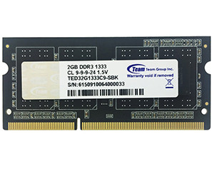 ʮƼ2GB DDR3 1333(TED32G1333C9-SBK)