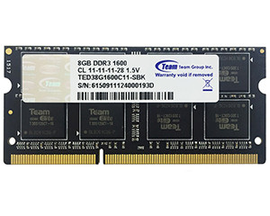 ʮ���Ƽ�8GB DDR3 1600(TED38G1600C11-SBK)