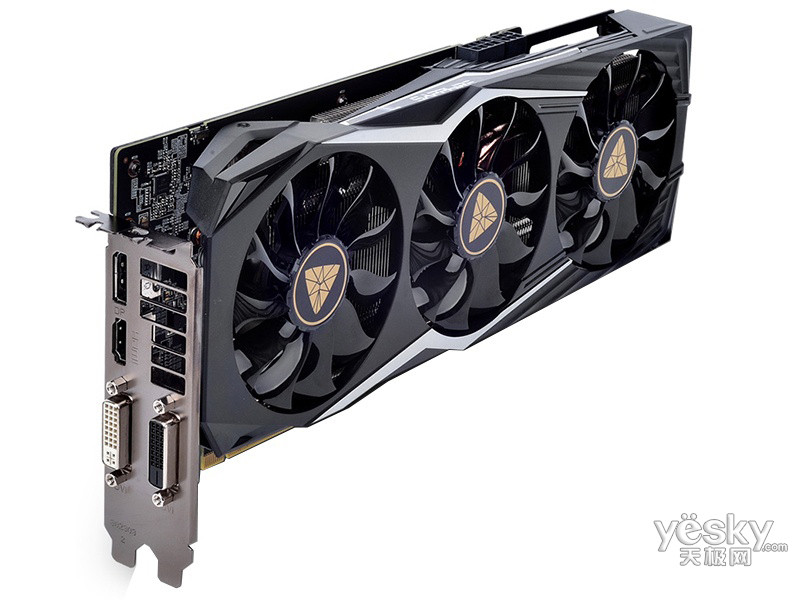 显卡 蓝宝石 蓝宝石r9 380 4g d5 黑钻版 pro oc 图片