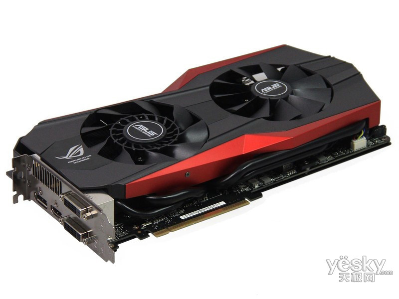 显卡 华硕 华硕骇客matrix-gtx780ti-p-3gd5 图片 整体外观 华硕骇客