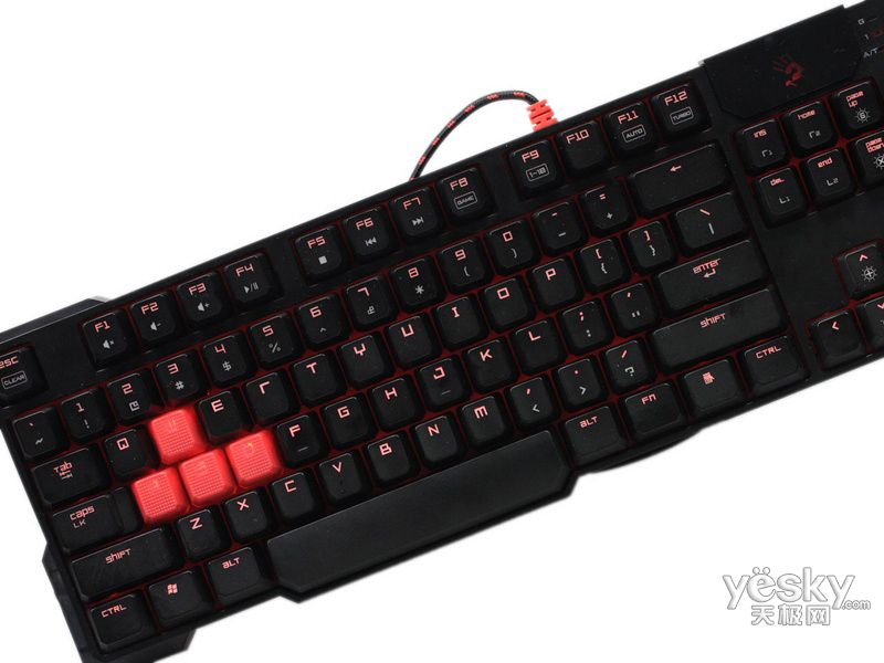 血手幽灵b540快步炫光全机械键盘