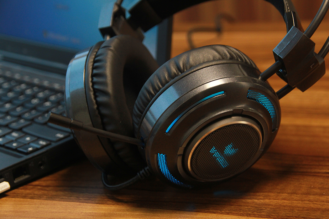 雷柏vh600虚拟7.1声道rgb游戏耳机