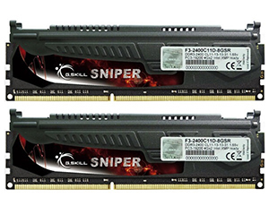 芝奇狙击手Sniper 8GB DDR3 2400(F3-2400C11D-8GSR)