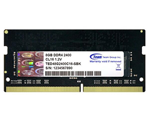 ʮƼ8GB DDR4 2400TED48G2400C16-SBK