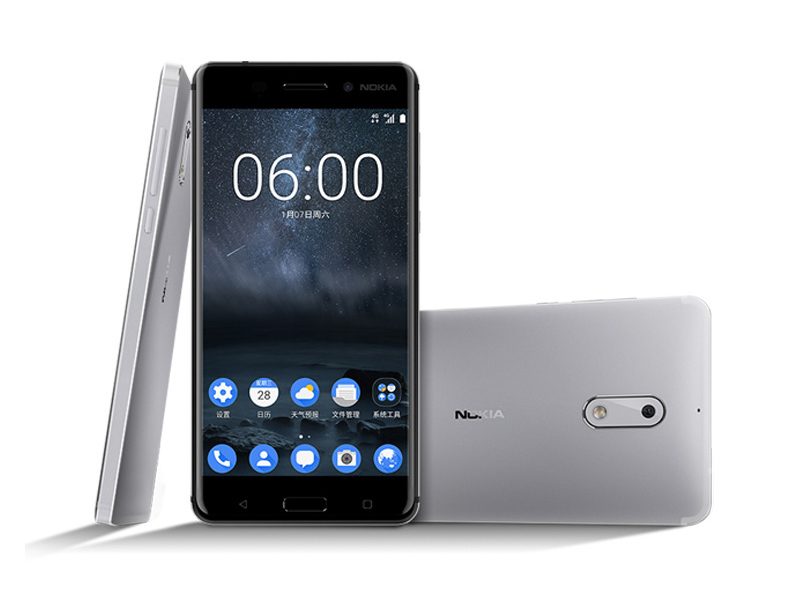 手机 诺基亚 诺基亚6(64gb/全网通) 图片 整体外观 诺基亚6(64gb/全