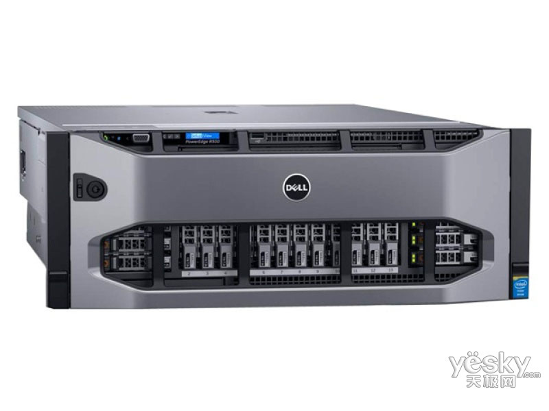 戴爾poweredge r930 機架式服務器(xeon e7-4809 v4*2/8gb*4/600gb*3)