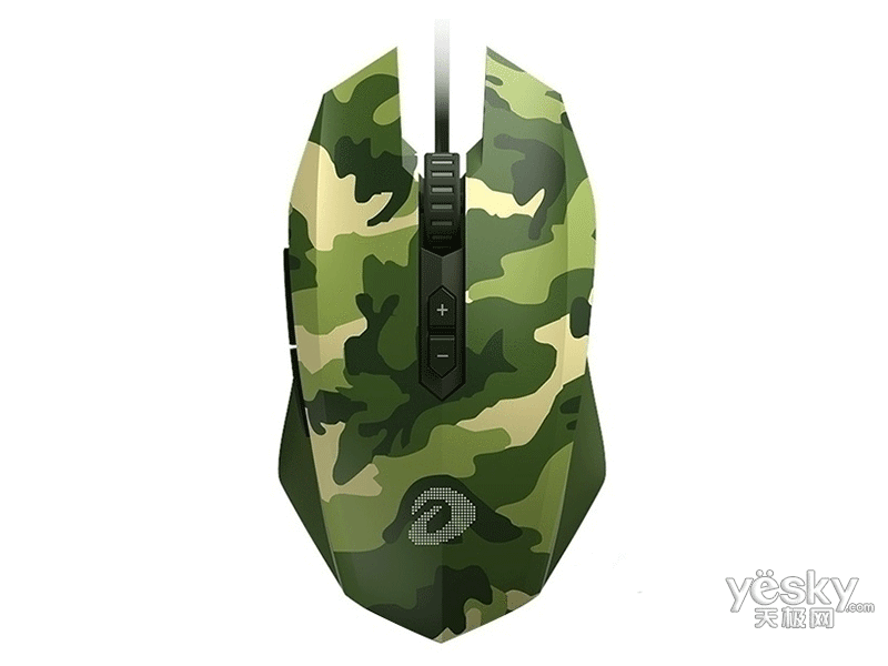 达尔优牧马人二代迷彩版游戏鼠标