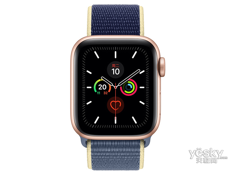 ƻ��Watch Series 5(GPS+��������/����������/�ػ�ʽ�˶�����/44mm)