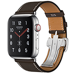 苹果Watch Hermes Series 5(GPS+蜂窝网络/不锈钢表壳/Single Tour Deployment Buckle表带/44mm) 智能手表/苹果