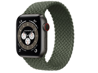 苹果Apple Watch Edition Series 6 44mm(GPS+蜂窝网络/钛金属表壳/编织单圈表带)