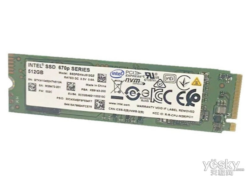 Intel 670p M.2(512GB)