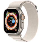 苹果Apple Watch Ultra 49mm(GPS+蜂窝网络/钛金属表壳/星光色高山回环式表带/大号) 智能手表/苹果