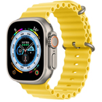 苹果Apple Watch Series Ultra钛金属表壳海洋表带 黄色 智能手表/苹果
