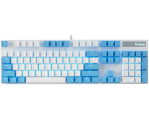 雷柏V500PRO碧海蓝天背光游戏机械键盘